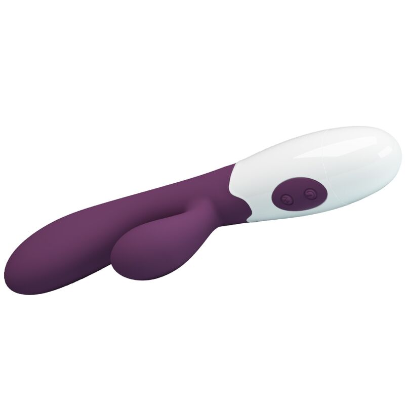Vibratore rabbit e punto G Pretty Love Alvis viola, design elegante e stimolante, ideale per sensualità e piacere personale.
