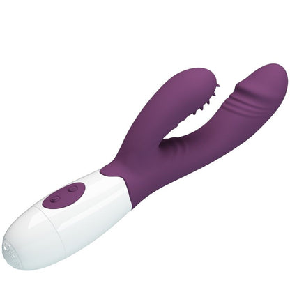 Vibratore rabbit Pretty Love Andre e stimolatore punto G viola, elegante e stimolante, per piacere e piacere personale.
