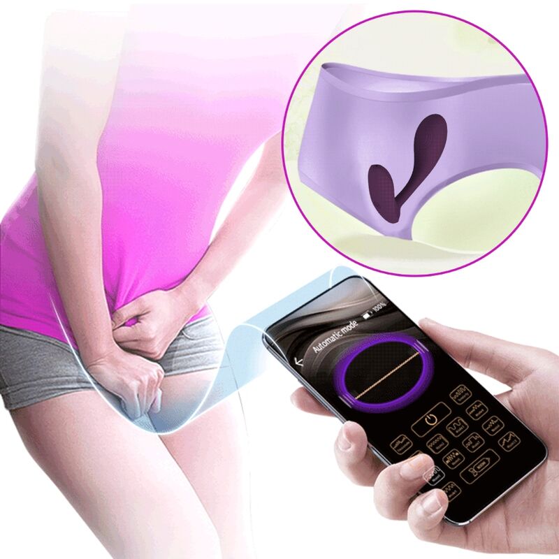 Vibratore G-spot ricaricabile Pretty Love Baird con 12 vibrazioni, controllato tramite app, colore lilla, brand Pretty Love Flirtation