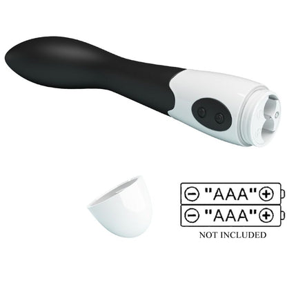 Vibratore G-spot PRETTY LOVE BISHOP nero con 30 modalità, design elegante e ergonomico per stimolazione intensa