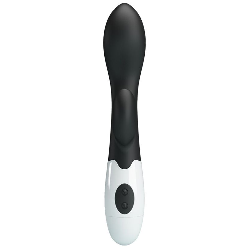 Vibratore G-spot nero PRETTY LOVE BRIGHTY, prodotto per il piacere, con design ergonomico e dettagli realistici.