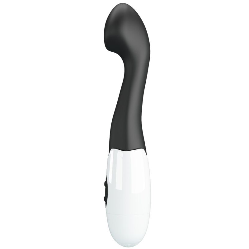 Vibratore G-spot Pretty Love Charles nero con 30 modalità, design ergonomico e materiale morbido, marca Pretty Love Flirtation