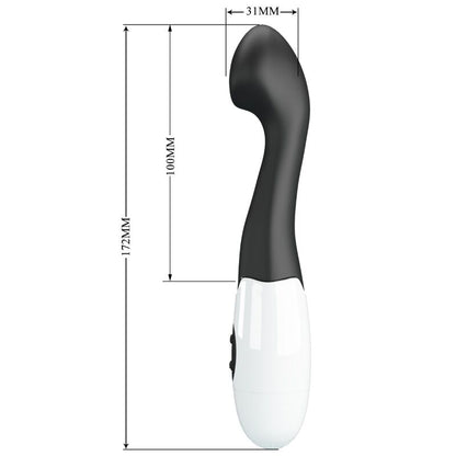 Vibratore G-Spot PRETTY LOVE Charles nero con 30 modalità, prodotto da PRETTY LOVE FLIRTATION, in dettaglio.