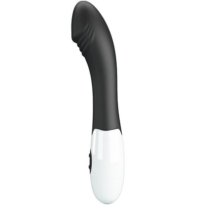 Vibratore G-spot Pretty Love Elemental nero con 30 modalità, design elegante e ergonomico per stimolazione intensa.