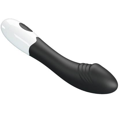 Vibratore G-Spot Pretty Love Flirtation Elemental nero con 30 modalità, design elegante e ergonomico in silicone.