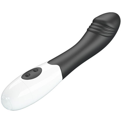 Vibratore G-spot Pretty Love Elemental nero con 30 modalità, design ergonomico e dettagli in silicone, marca Pretty Love Flirtation.