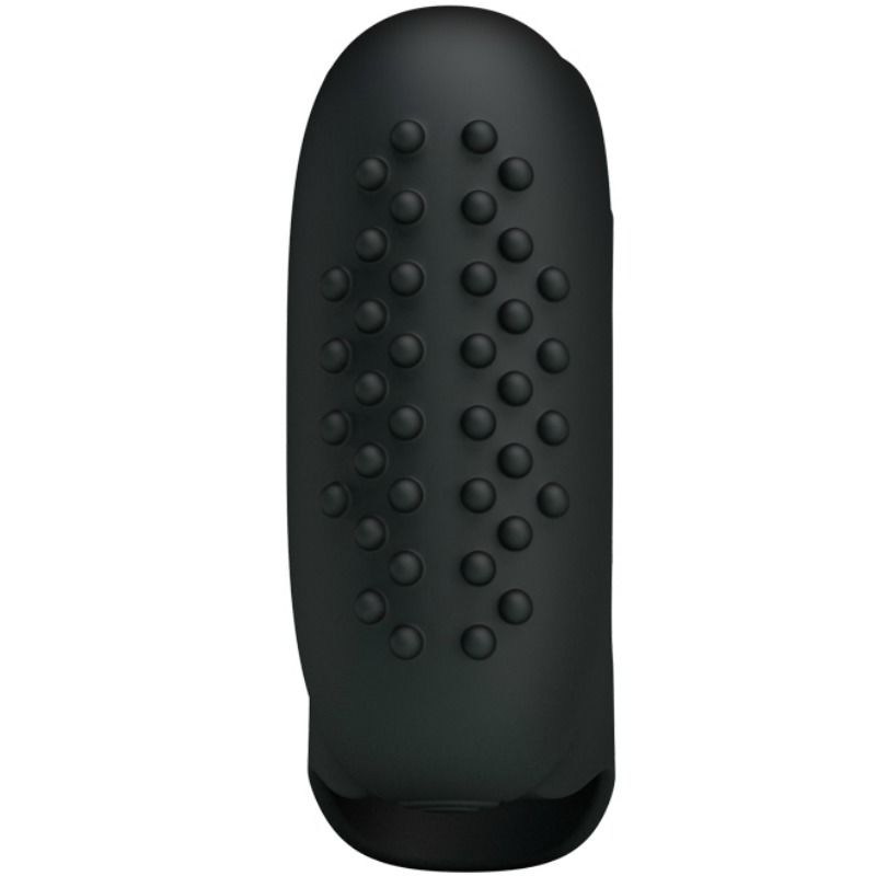 Vibrazione nera PRETTY LOVE FLIRTATION DITALE, design elegante e compatto, con pulsanti di controllo visibili.