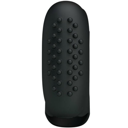 Vibrazione nera PRETTY LOVE FLIRTATION DITALE, design elegante e compatto, con pulsanti di controllo visibili.