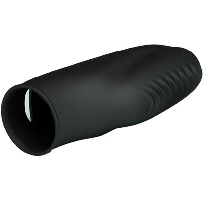 Vibratore a dita PRETTY LOVE FLIRTATION Stanford nero, design compatto e versatile per stimolazione precisa.