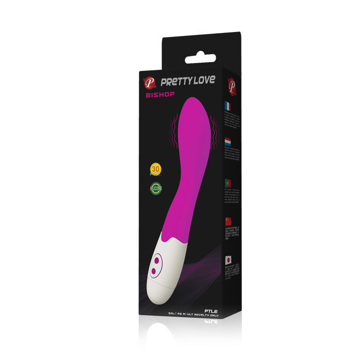 Vibratore Bishop PRETTY LOVE FLIRTATION con design ergonomico e dettagli eleganti, ideale per stimolazione mirata e piacere.