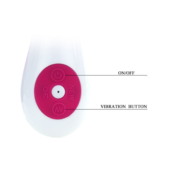 Vibratore con stimolatore Felix di PRETTY LOVE FLIRTATION, design elegante e dettagli realistici, ideale per piacere personale.