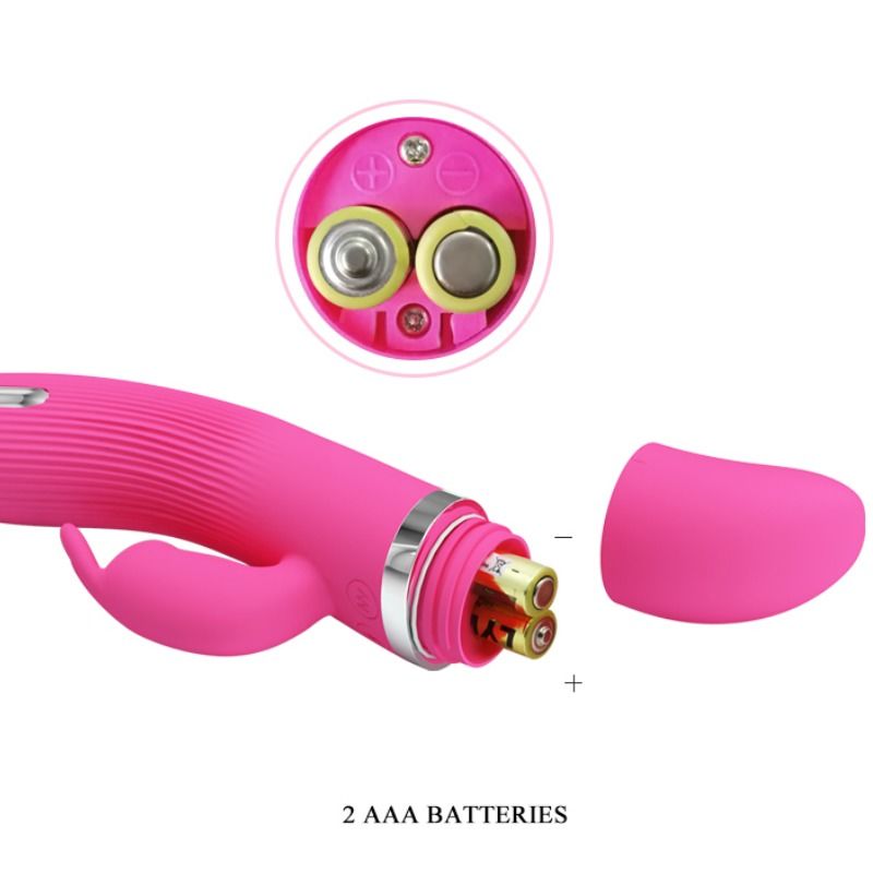 Vibratore elettroshock Pretty Love Flirtation con design elegante, in confezione bianca, per stimolazione intensa e divertimento.