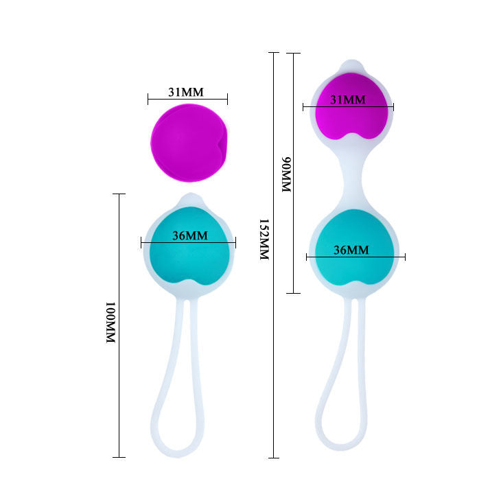 Sfera di Hegel di Pretty Love Flirtation, dispositivo di piacere in silicone rosa con design ergonomico e dettagli eleganti.