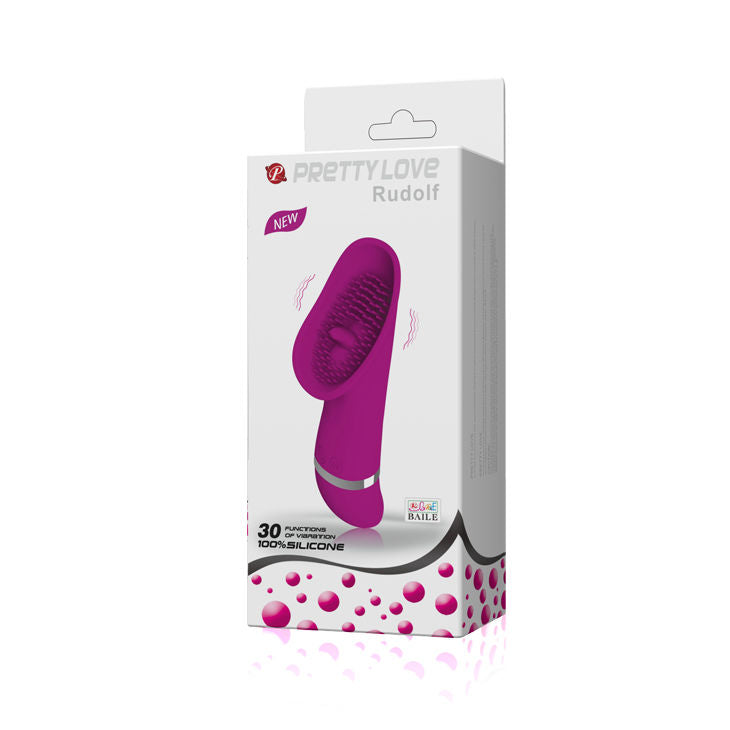 Stimolatore del clitoride Pretty Love Flirtazione Rudolf, design elegante e compatto, ideale per il piacere femminile.