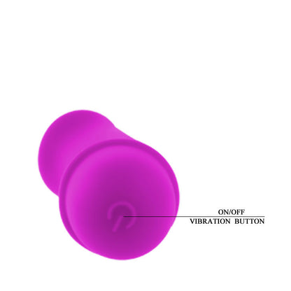 Vibratore Antony di Pretty Love Flirtation in silicone rosa con design ergonomico e dettagli discreti, ideale per stimolazione personale
