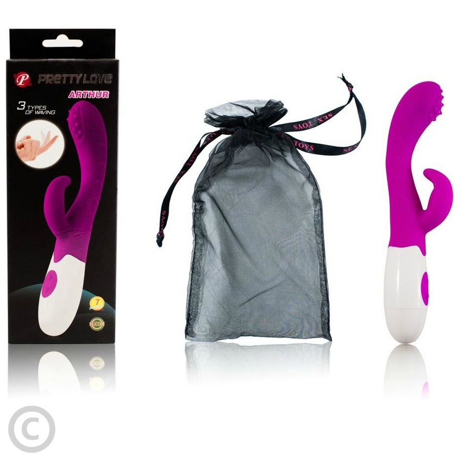 Vibratore PRETTY LOVE FLIRTATION Arthur con design elegante e dettagli realistici, ideale per stimolazione e piacere personale.