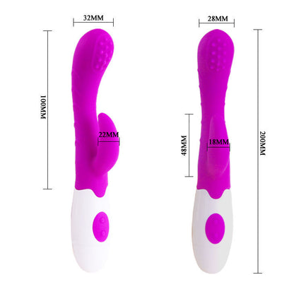 Vibratore Pretty Love Flirtation Arthur con design ergonomico e texture morbida, ideale per stimolazione sensuale.