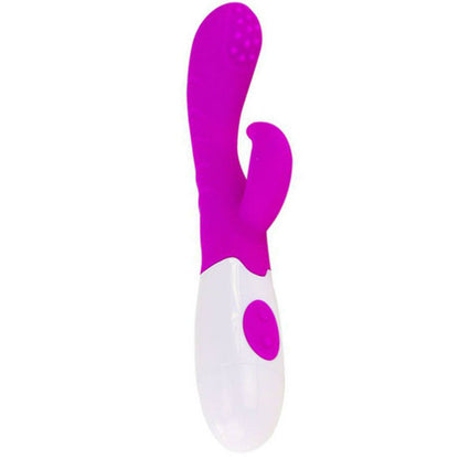Vibratore erotico PRETTY LOVE FLIRTATION Arthur, design elegante e dettagli realistici, in uso su una superficie morbida.