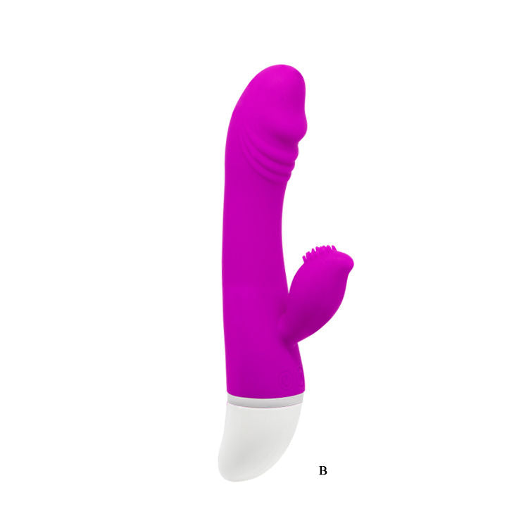 Vibratore con coniglio David della linea Pretty Love Flirtation, design elegante e dettagli realistici per piacere e stimolazione