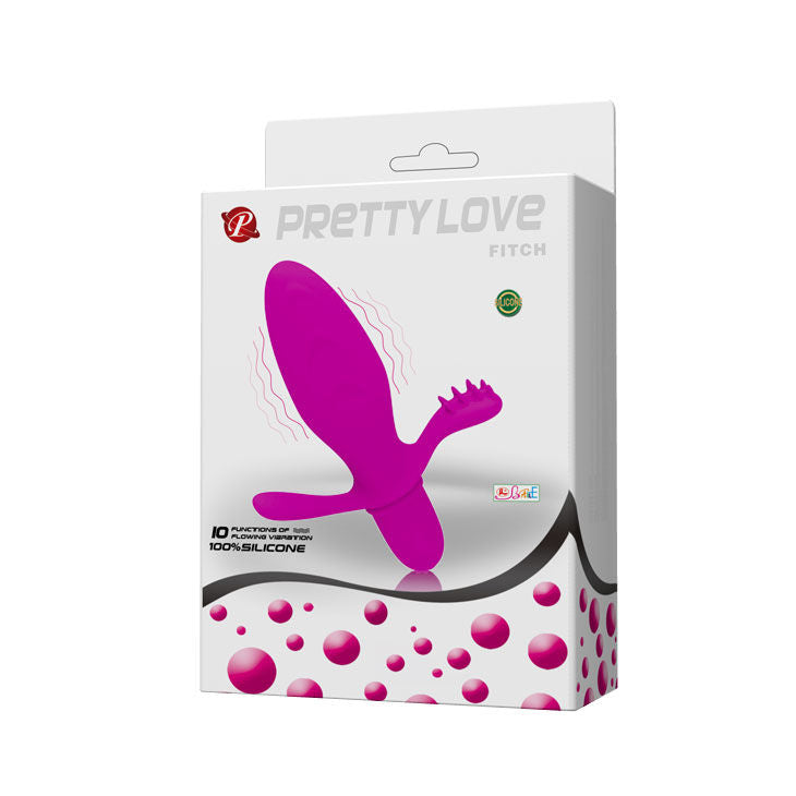Vibratore vibrante PRETTY LOVE FLIRTATION Fitch con design ergonomico e dettagli eleganti, ideale per piacere personale.