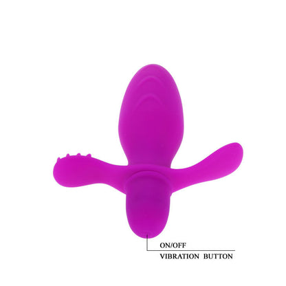 Vibratore femminile PRETTY LOVE FLIRTATION Flirtazione con design elegante e dettagli in silicone, visibile in primo piano nell'immagine