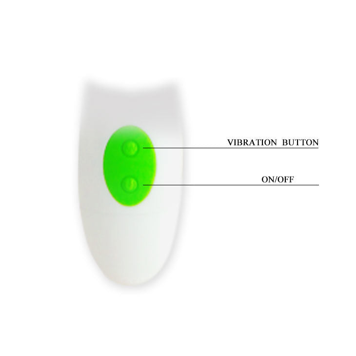 Vibratore verde PRETTY LOVE FLIRTATION Owen, dispositivo di stimolazione con design elegante e texture liscia.