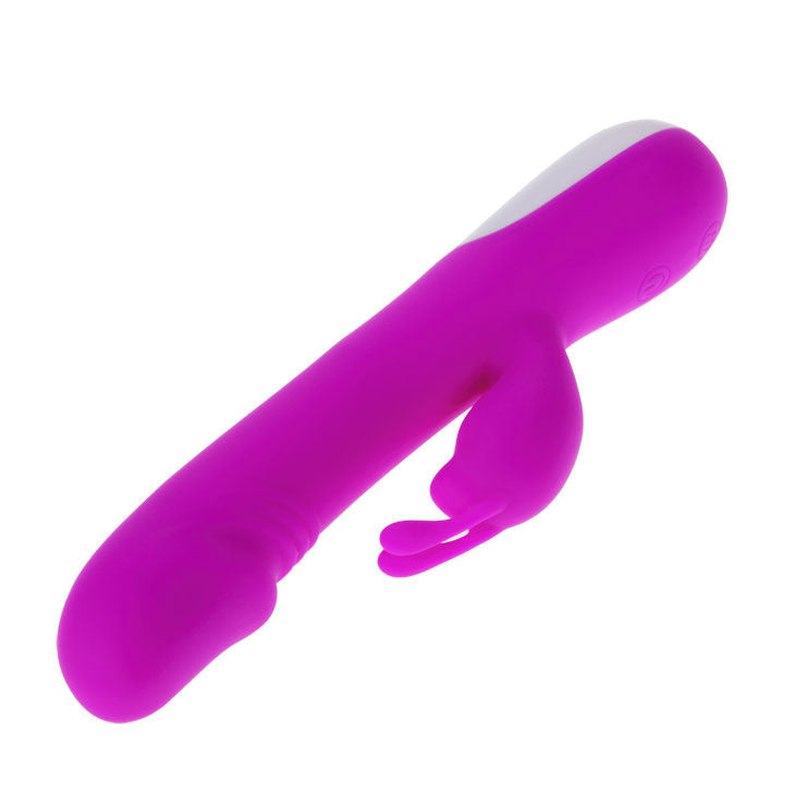 Vibratore Robert con stimolatore clitoride di PRETTY LOVE FLIRTATION, dispositivo rosa con dettagli ergonomici.