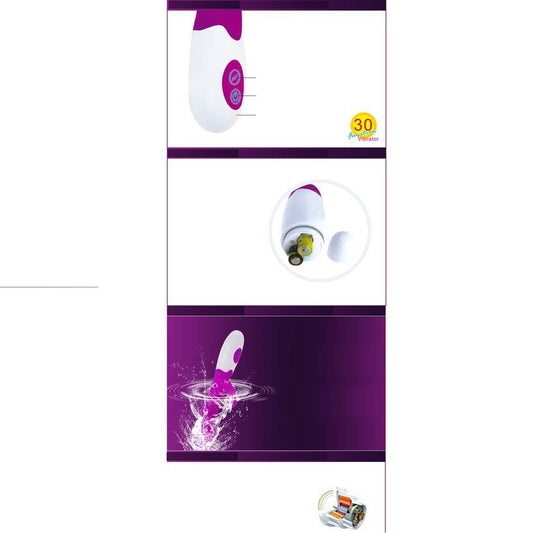 Vibratore Snappy di Pretty Love Flirtation, design compatto e ergonomico, in colore rosa, per stimolazione sensuale.