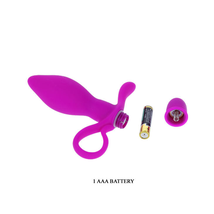 Vibratore Taylor della linea PRETTY LOVE FLIRTATION, design ergonomico e dettagliato, in silicone rosa con finiture eleganti.