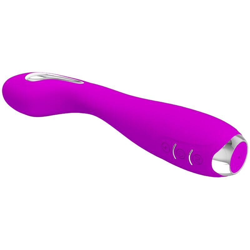 Vibratore Hector di Pretty Love Flirtation con tecnologia elettroshock, colore viola, controllato tramite app gratuita.