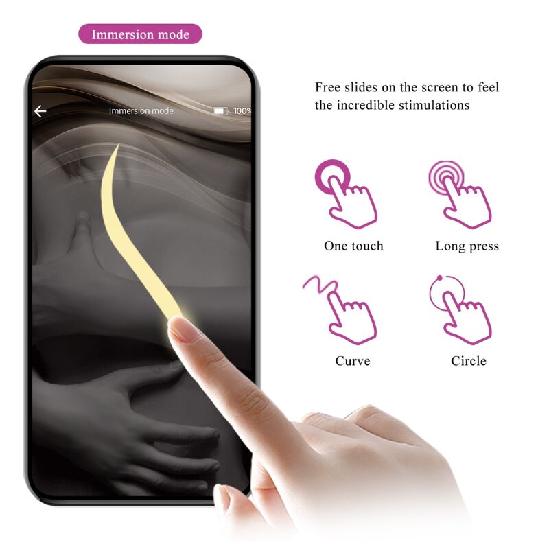 Vibratore Hector di Pretty Love Flirtation, viola, con funzione elettroshock, controllato tramite app gratuita, immagine frontale.