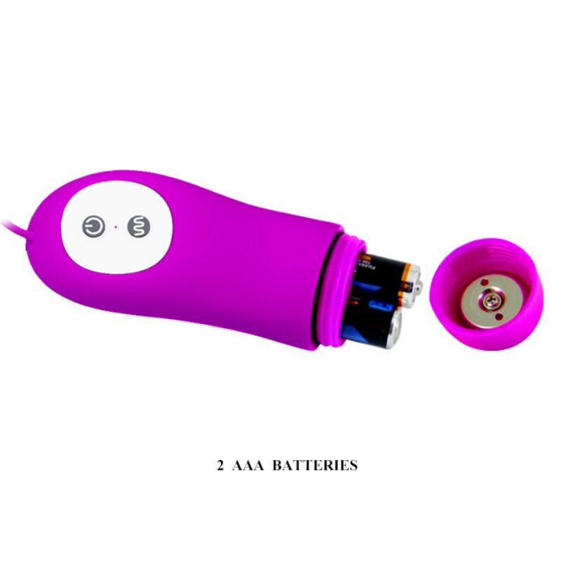Vibratore a forma di uovo doppio di Pretty Love Flirtation Irma, design elegante e stimolante per il piacere personale