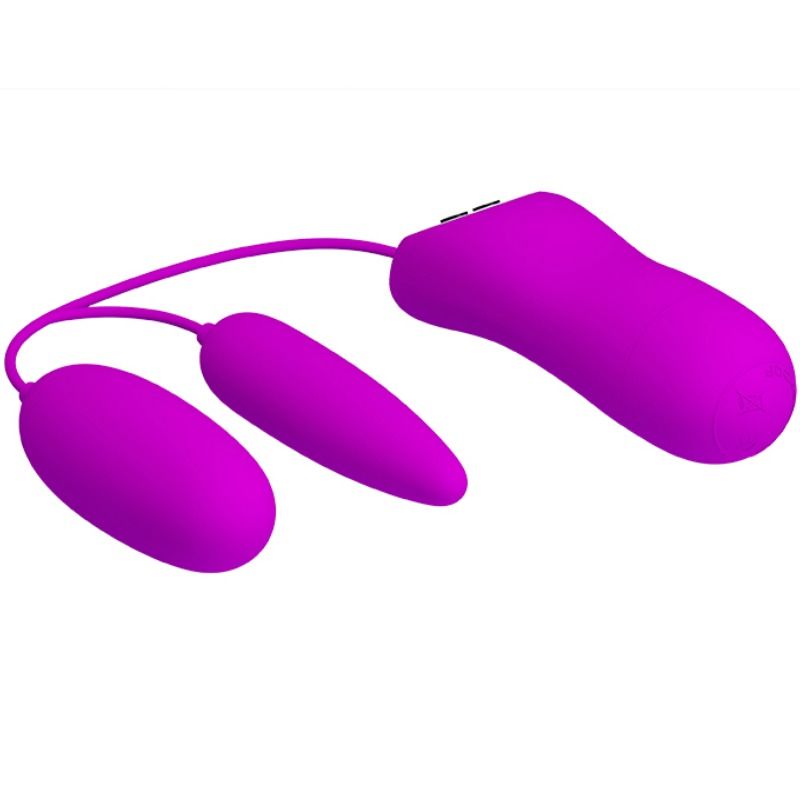 Uovo vibrante doppio PRETTY LOVE IRMA del marchio PRETTY LOVE FLIRTATION, con superficie liscia e design ergonomico.
