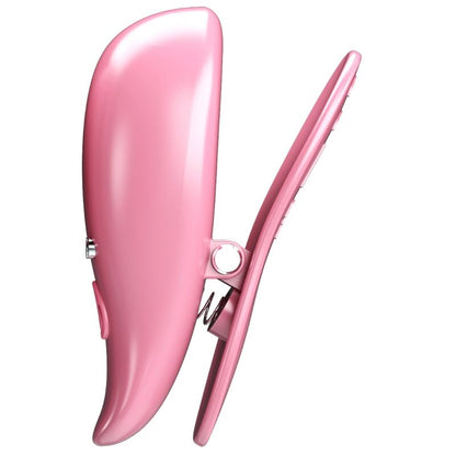 Pinze per capezzetti vibranti rosa PRETTY LOVE FLIRTATION, design elegante e dettagli di alta qualità.