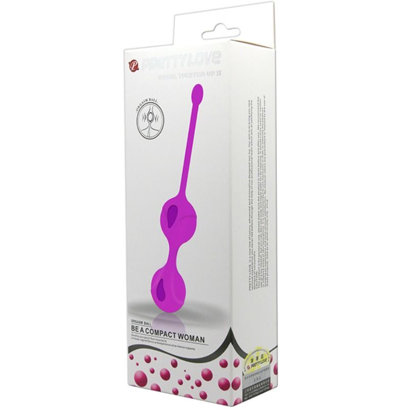 Palle da esercizio Kegel PRETTY LOVE TIGHTEN UP II di PRETTY LOVE FLIRTATION, morbide e leggere per esercizi di rafforzamento pelvico