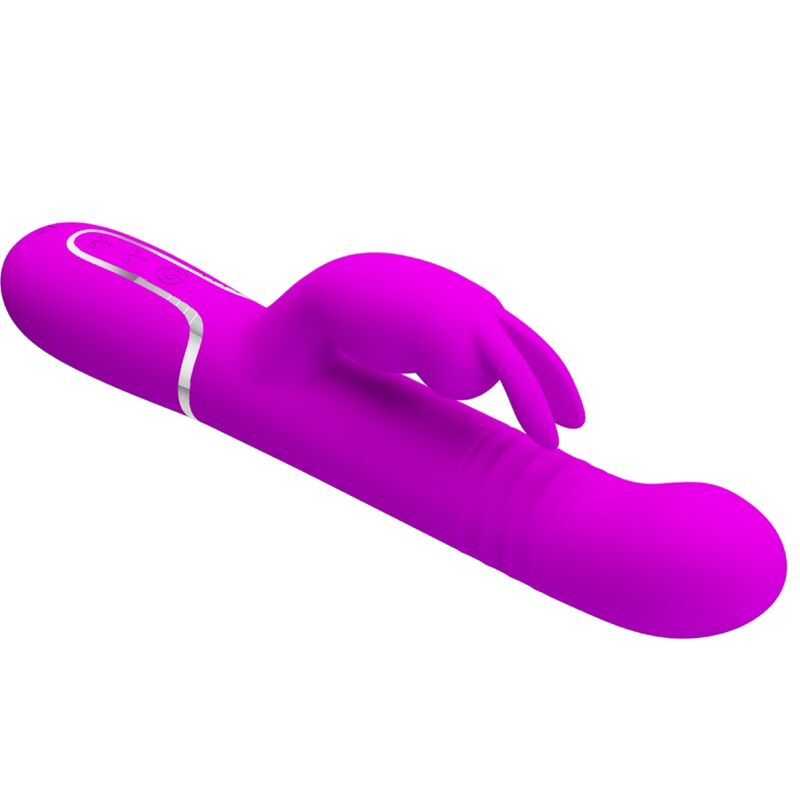 Perle vibranti coniglio Coale viola di PRETTY LOVE FLIRTATION, design elegante e stimolante per il piacere personale.
