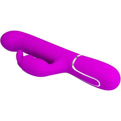 Perle vibranti coniglio Coale viola di PRETTY LOVE FLIRTATION, design elegante e stimolante per il piacere.