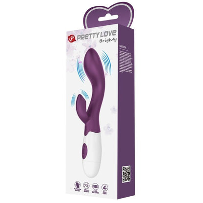 Vibratore G-Spot viola PRETTY LOVE Brighty, marca PRETTY LOVE FLIRTATION, con design ergonomico e superficie liscia.