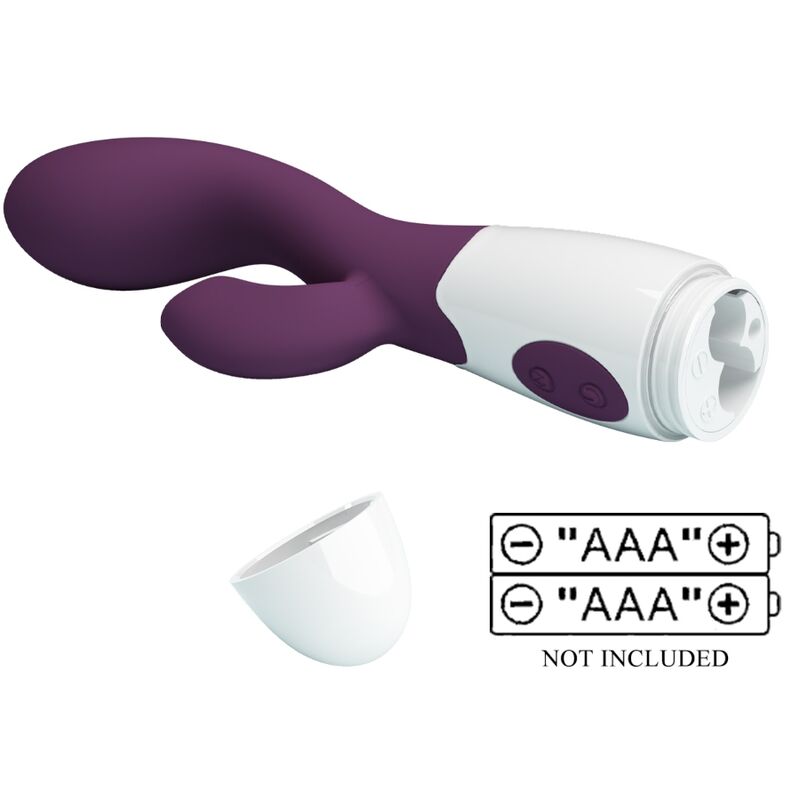 Vibratore G-Spot Pretty Love Brighty viola, sex toy elegante e stimolante, con design ergonomico e dettagli in rilievo.
