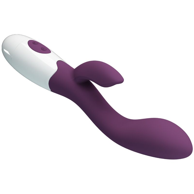 Vibratore G-spot Pretty Love Brighty viola, dispositivo di stimolazione femminile con design elegante e ergonomico.