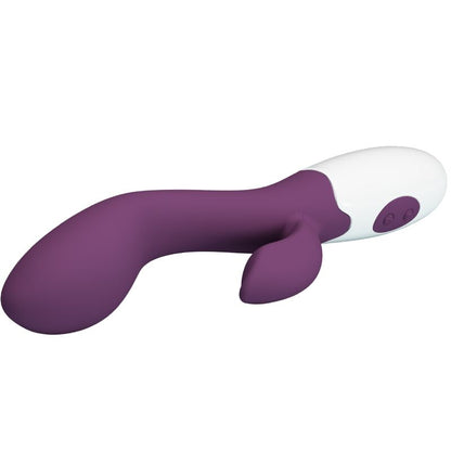Vibratore G-spot viola Pretty Love Brighty di PRETTY LOVE FLIRTATION, design ergonomico e dettagli colorati.