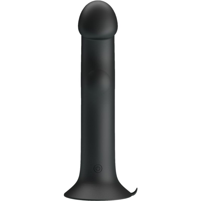 Vibratore e succhiatore clitorideo Pretty Love Murray nero, stimolatore per piacere femminile, design elegante e compatto.