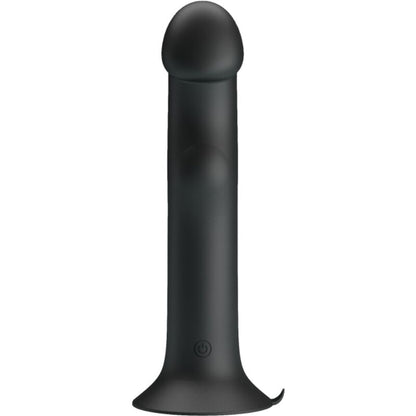 Vibratore e succhiatore clitorideo Pretty Love Murray nero, stimolatore per piacere femminile, design elegante e compatto.