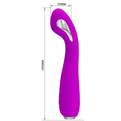 Vibratore elettroshock ricaricabile Pretty Love Hector impermeabile di colore viola, prodotto della linea Pretty Love Flirtation.