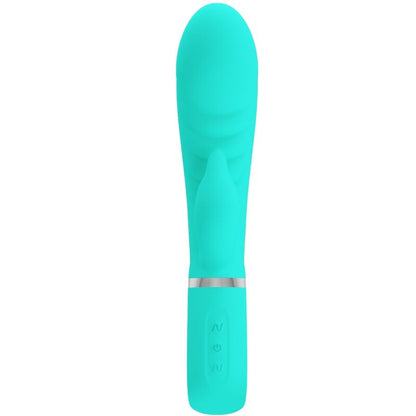 Vibratore multifunzione G-Spot Pretty Love Prescott verde acqua, design elegante e stimolante, marca Pretty Love Flirtation.
