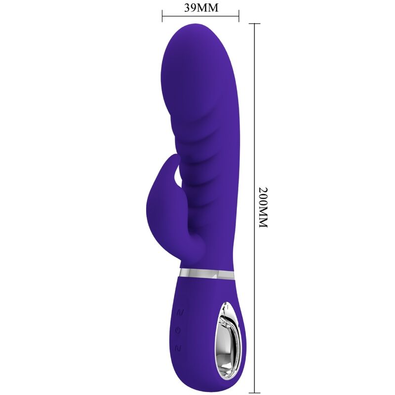 Vibratore multifunzione G-Spot Prescott di Pretty Love Flirtation, colore viola, con design ergonomico e funzioni variabili.
