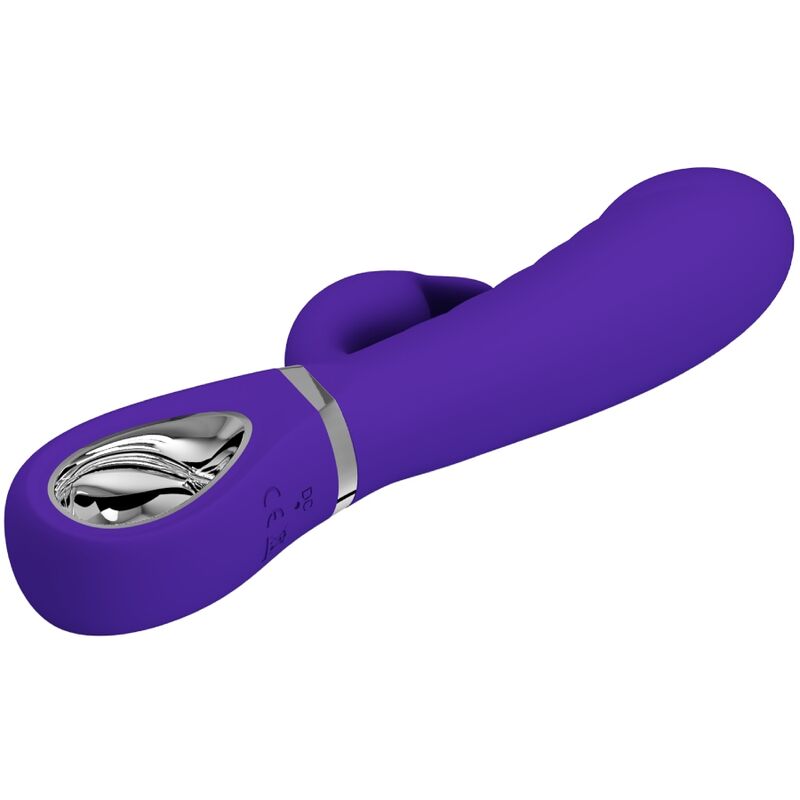 Vibratore multifunzione G-Spot Pretty Love Prescott viola, design elegante e funzionale, marca Pretty Love Flirtation.