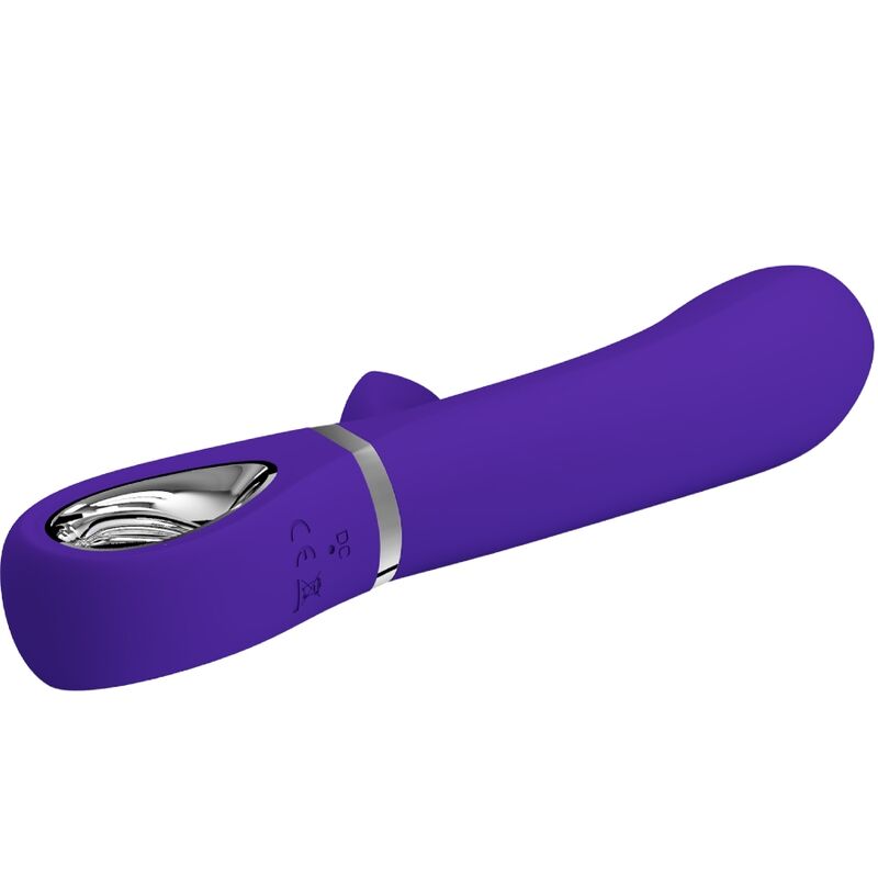 Vibratore multifunzione G-Spot Pretty Love Thomas Viola, design elegante, in silicone, ideale per stimolazione intima.