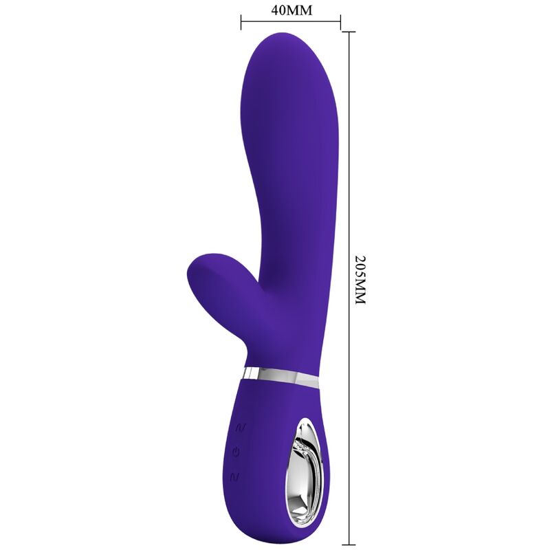 Vibratore multifunzione G-Spot Pretty Love Thomas Viola, design elegante e funzionale, brand Pretty Love Flirtation.