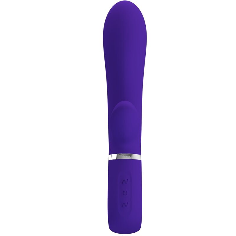 Vibratore multifunzione G-Spot Pretty Love Flirtation Thomas Viola, design ergonomico e color viola per stimolazione.